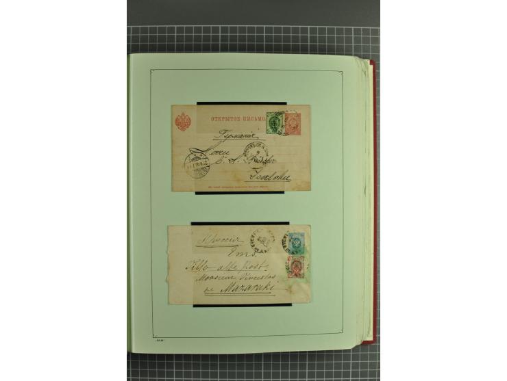 1872/1917, massive lot of 430 postal stationeries cards, envelopes, and letter cards incl. better usages such as Polish horse