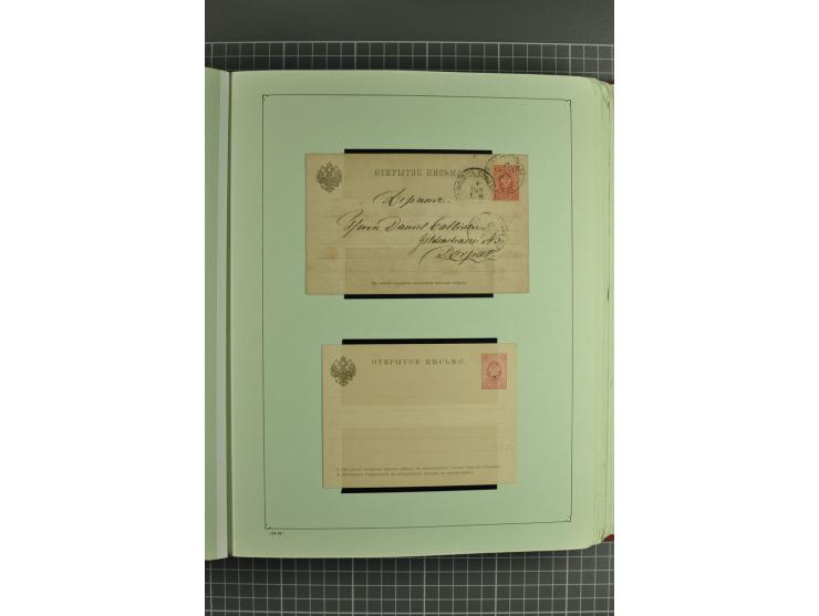 1872/1917, massive lot of 430 postal stationeries cards, envelopes, and letter cards incl. better usages such as Polish horse