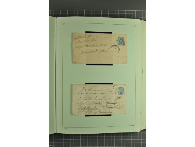 1872/1917, massive lot of 430 postal stationeries cards, envelopes, and letter cards incl. better usages such as Polish horse