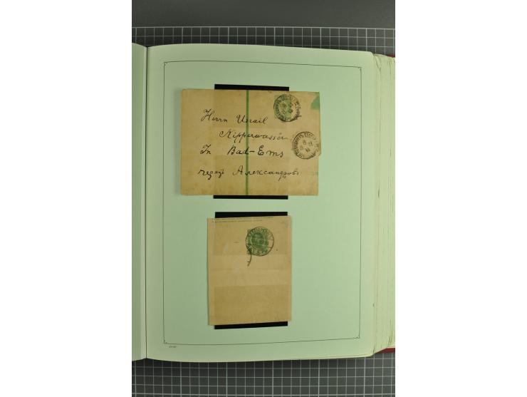 1872/1917, massive lot of 430 postal stationeries cards, envelopes, and letter cards incl. better usages such as Polish horse