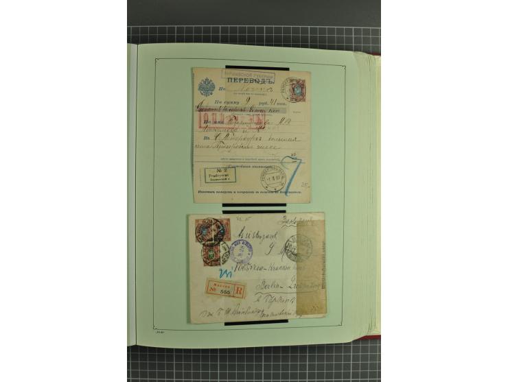 1872/1917, massive lot of 430 postal stationeries cards, envelopes, and letter cards incl. better usages such as Polish horse