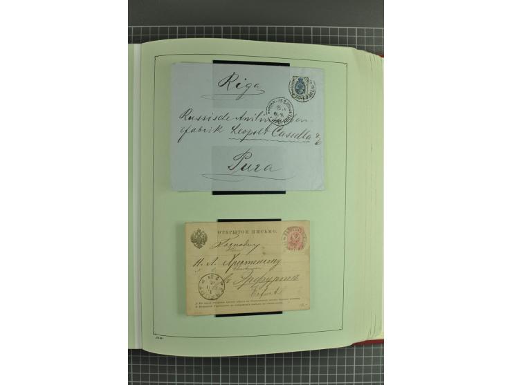 1872/1917, massive lot of 430 postal stationeries cards, envelopes, and letter cards incl. better usages such as Polish horse
