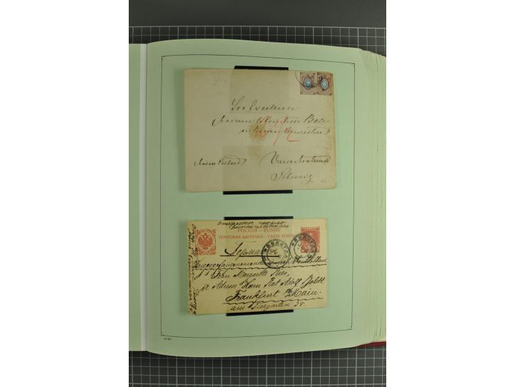 1872/1917, massive lot of 430 postal stationeries cards, envelopes, and letter cards incl. better usages such as Polish horse