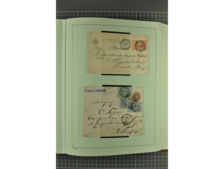 1872/1917, massive lot of 430 postal stationeries cards, envelopes, and letter cards incl. better usages such as Polish horse