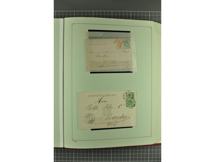 1872/1917, massive lot of 430 postal stationeries cards, envelopes, and letter cards incl. better usages such as Polish horse