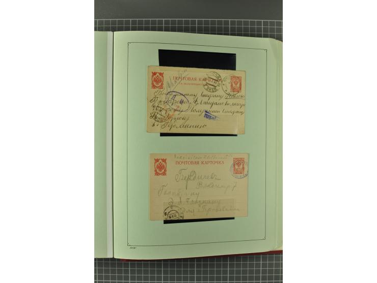 1872/1917, massive lot of 430 postal stationeries cards, envelopes, and letter cards incl. better usages such as Polish horse