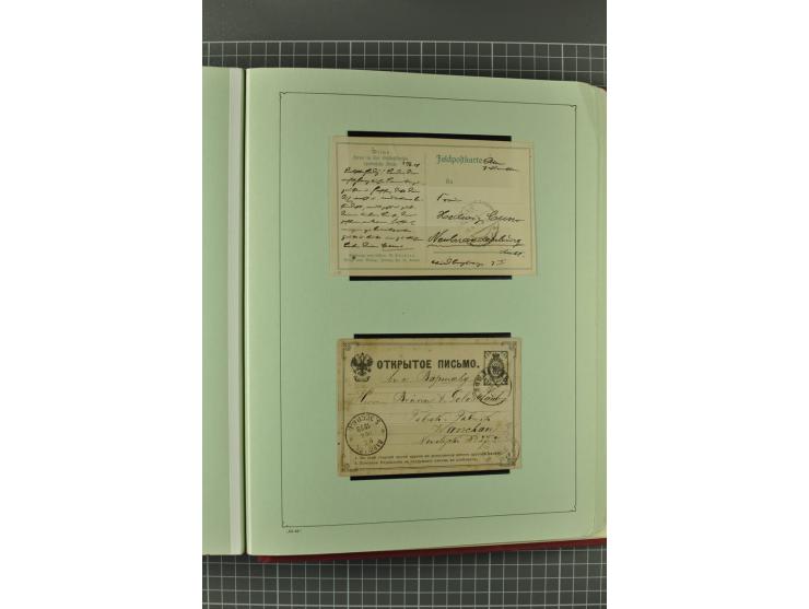 1872/1917, massive lot of 430 postal stationeries cards, envelopes, and letter cards incl. better usages such as Polish horse
