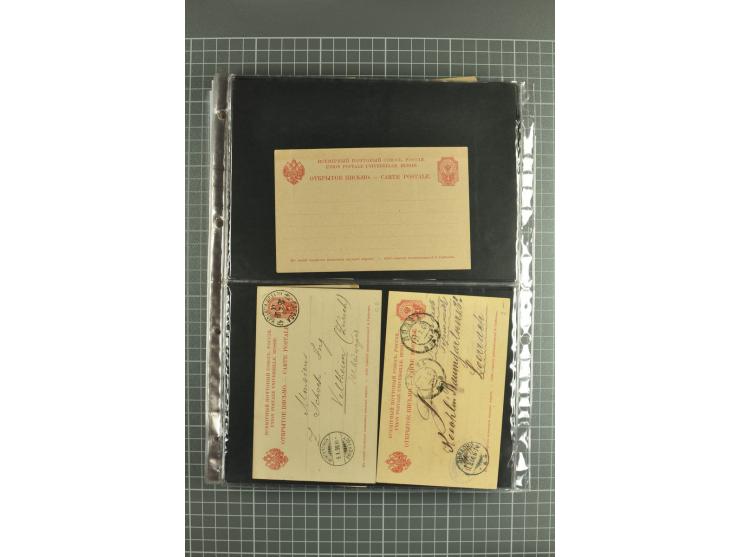 1872/1917, massive lot of 430 postal stationeries cards, envelopes, and letter cards incl. better usages such as Polish horse