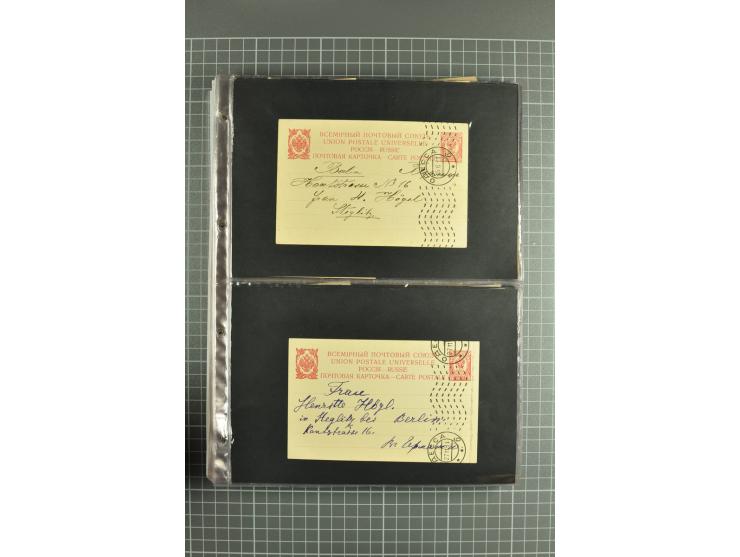 1872/1917, massive lot of 430 postal stationeries cards, envelopes, and letter cards incl. better usages such as Polish horse