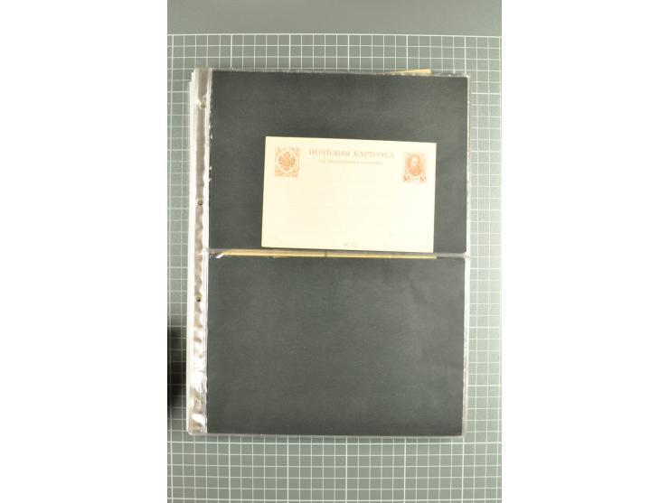 1872/1917, massive lot of 430 postal stationeries cards, envelopes, and letter cards incl. better usages such as Polish horse