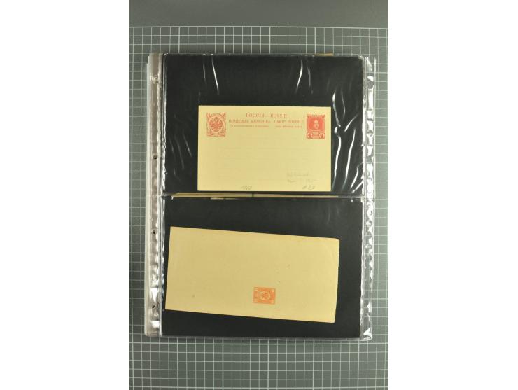 1872/1917, massive lot of 430 postal stationeries cards, envelopes, and letter cards incl. better usages such as Polish horse