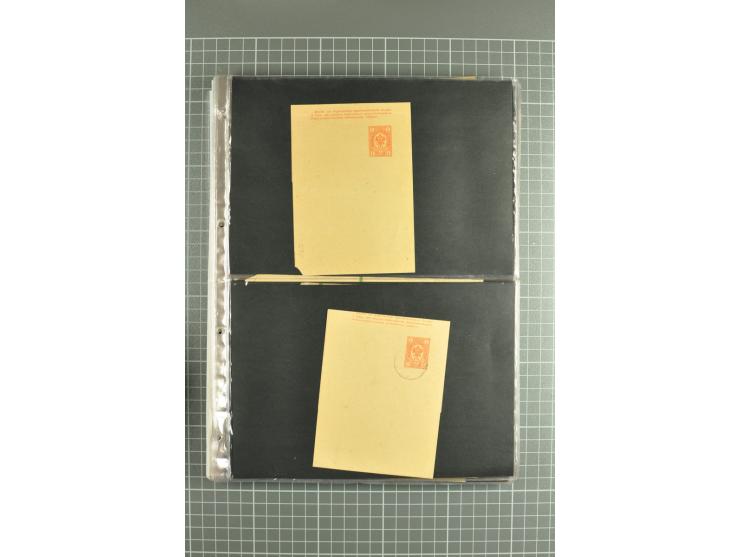 1872/1917, massive lot of 430 postal stationeries cards, envelopes, and letter cards incl. better usages such as Polish horse