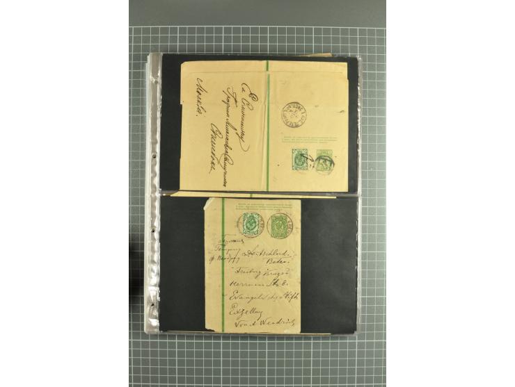1872/1917, massive lot of 430 postal stationeries cards, envelopes, and letter cards incl. better usages such as Polish horse