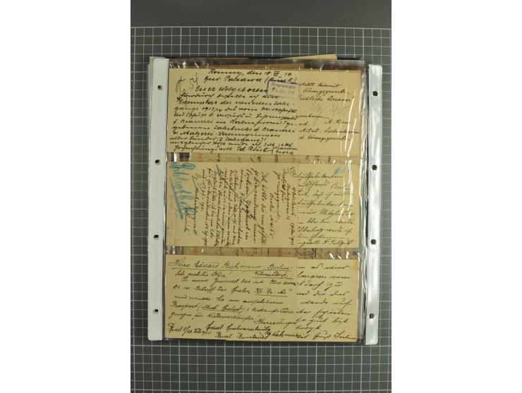 1872/1917, massive lot of 430 postal stationeries cards, envelopes, and letter cards incl. better usages such as Polish horse