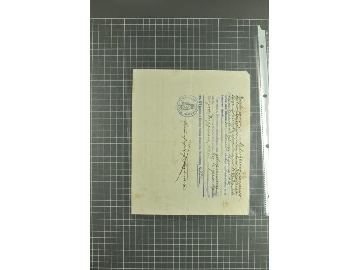 1872/1917, massive lot of 430 postal stationeries cards, envelopes, and letter cards incl. better usages such as Polish horse