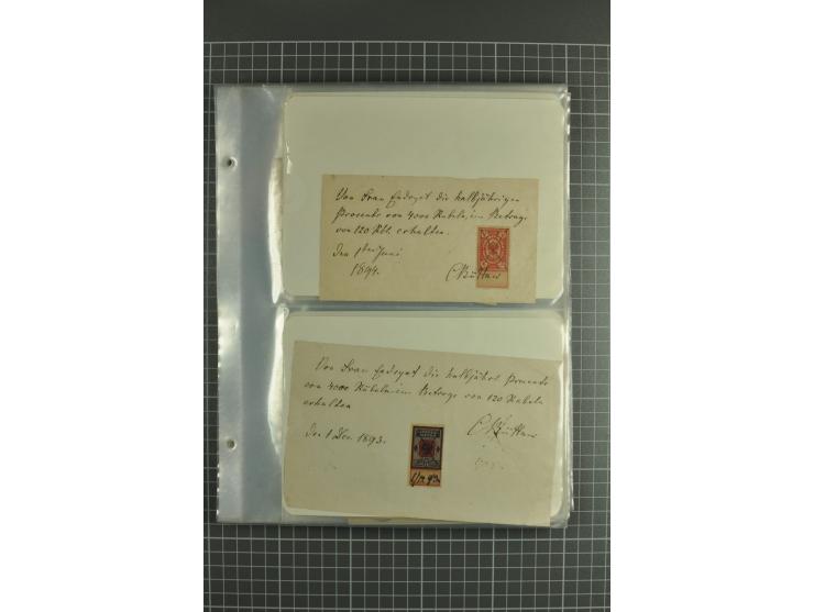 1890/1917, lot of 60 covers with interesting usages and postmarks such as cover captured by German Army during WWI, registere