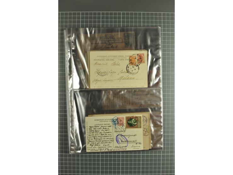 Picture postcards 1899/1916 (ca.), lot of 40 postcards incl. early lithographs, charity postcards for St. Jevgenia foundation