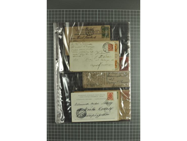 Picture postcards 1899/1916 (ca.), lot of 40 postcards incl. early lithographs, charity postcards for St. Jevgenia foundation