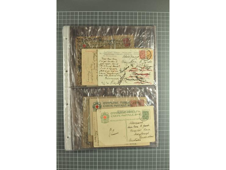 Picture postcards 1899/1916 (ca.), lot of 40 postcards incl. early lithographs, charity postcards for St. Jevgenia foundation