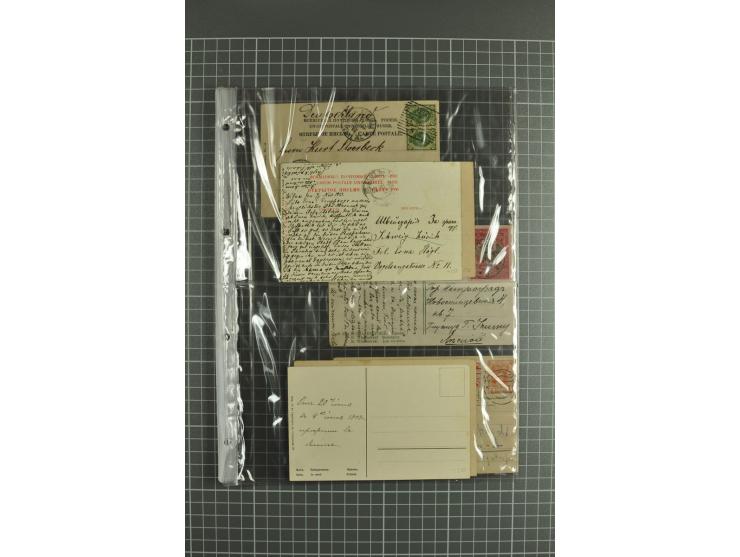 Picture postcards 1899/1916 (ca.), lot of 40 postcards incl. early lithographs, charity postcards for St. Jevgenia foundation