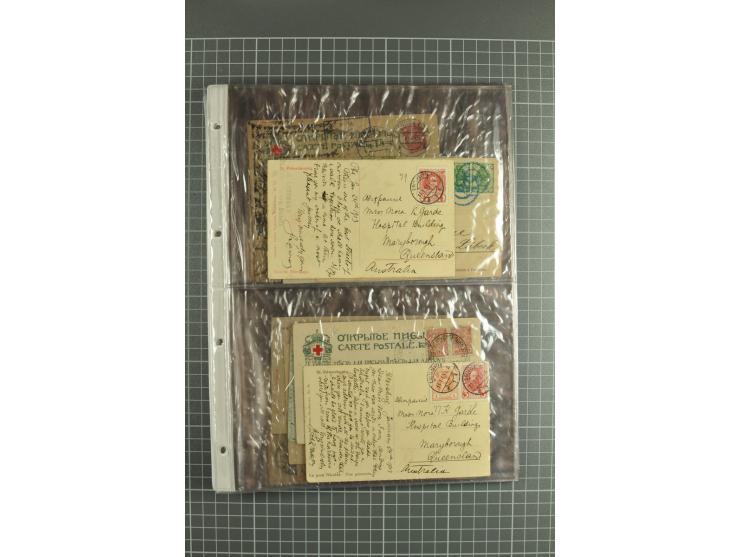 Picture postcards 1899/1916 (ca.), lot of 40 postcards incl. early lithographs, charity postcards for St. Jevgenia foundation
