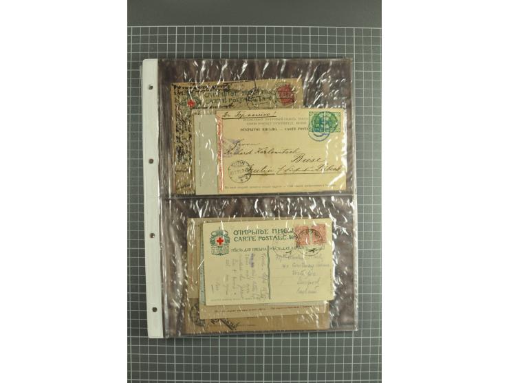 Picture postcards 1899/1916 (ca.), lot of 40 postcards incl. early lithographs, charity postcards for St. Jevgenia foundation