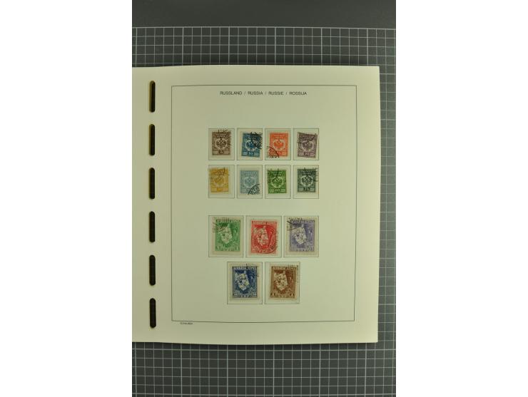 1918/23, unmounted mint, unused and used collection with sheets and part sheets, also some varieties and better issues
