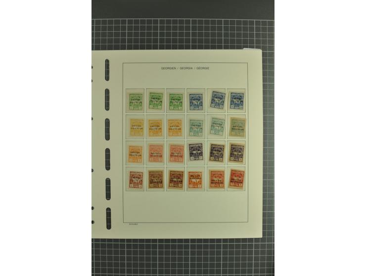 1919/20, unmounted mint and unused collection with better items, with 4 certificates BPP, also some Nordingermanland, Karelia