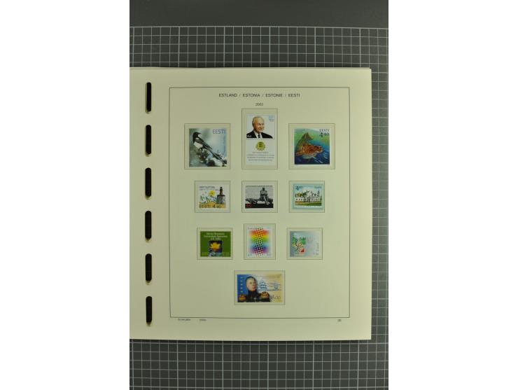 1918/2004, mostly unmounted mint und unsed collection with Mi.-Nr. 2A, 45BI+II, 46-47A, 164x(2), proofs, etc., also some Germ