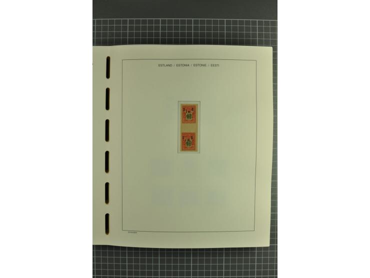 1918/2004, mostly unmounted mint und unsed collection with Mi.-Nr. 2A, 45BI+II, 46-47A, 164x(2), proofs, etc., also some Germ