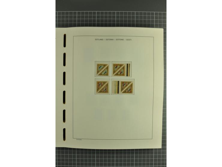 1918/2004, mostly unmounted mint und unsed collection with Mi.-Nr. 2A, 45BI+II, 46-47A, 164x(2), proofs, etc., also some Germ