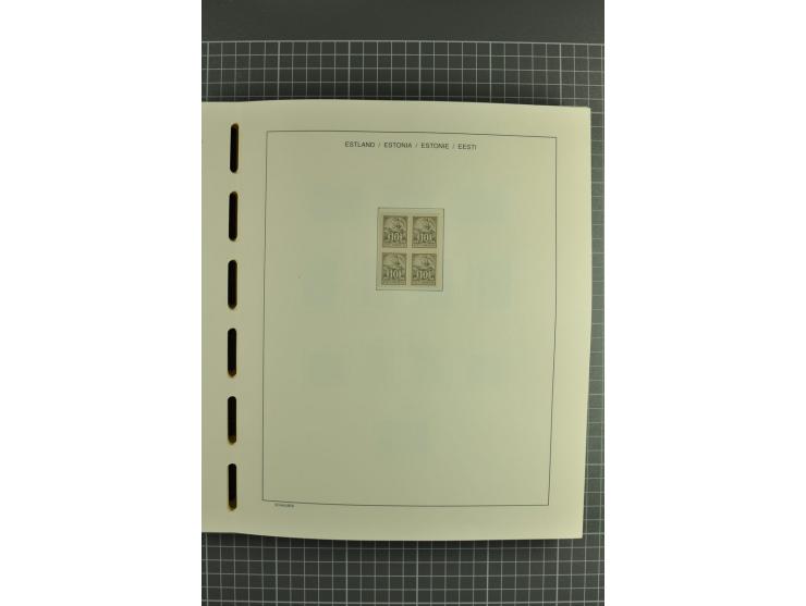 1918/2004, mostly unmounted mint und unsed collection with Mi.-Nr. 2A, 45BI+II, 46-47A, 164x(2), proofs, etc., also some Germ