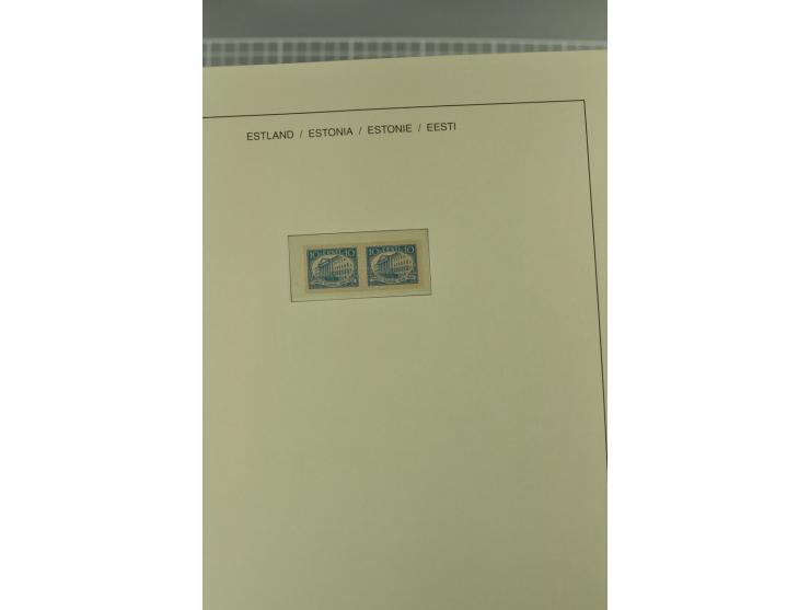 1918/2004, mostly unmounted mint und unsed collection with Mi.-Nr. 2A, 45BI+II, 46-47A, 164x(2), proofs, etc., also some Germ
