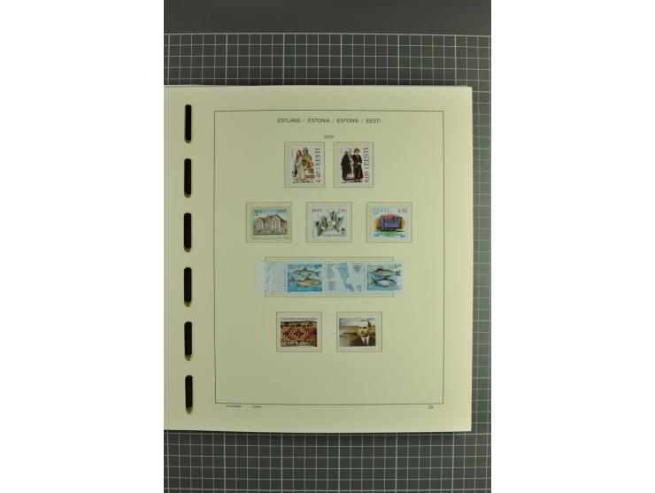 1918/2004, mostly unmounted mint und unsed collection with Mi.-Nr. 2A, 45BI+II, 46-47A, 164x(2), proofs, etc., also some Germ