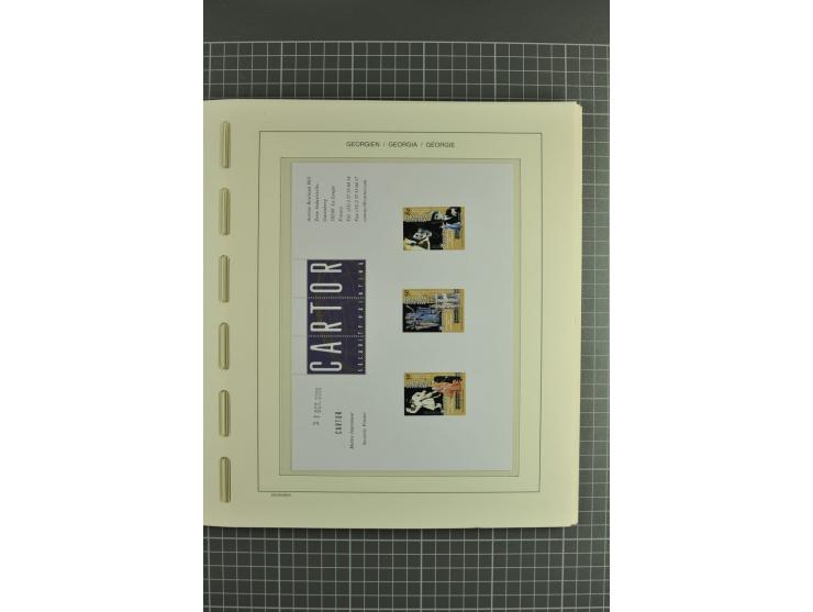 1919/2004, unmounted mint, unused and used collection, from 1993 on unmounted mint with specimen, miniature sheets, se-tenant