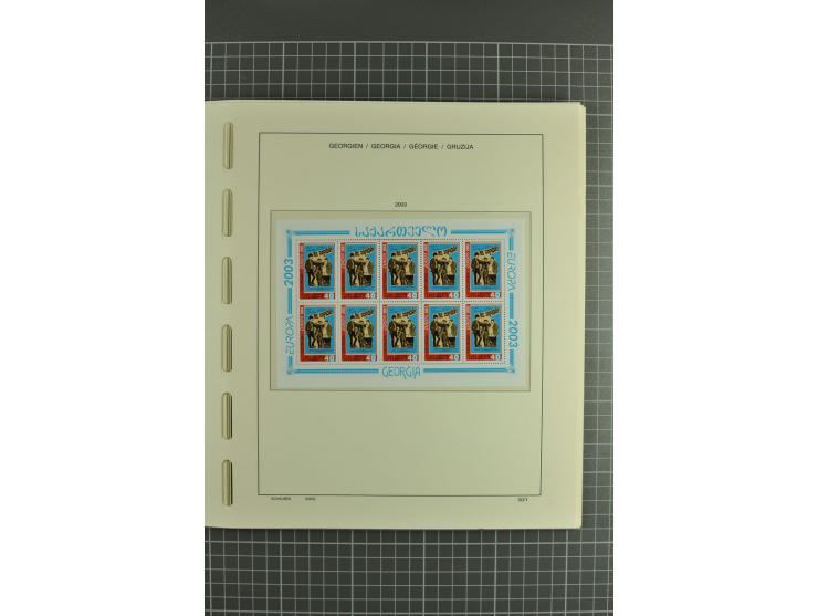 1919/2004, unmounted mint, unused and used collection, from 1993 on unmounted mint with specimen, miniature sheets, se-tenant
