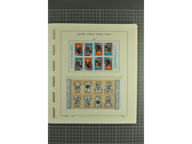 1919/2004, unmounted mint, unused and used collection, from 1993 on unmounted mint with specimen, miniature sheets, se-tenant