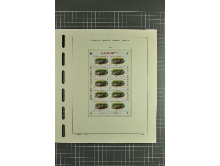 1919/2004, unmounted mint, unused and used collection, from 1993 on unmounted mint with specimen, miniature sheets, se-tenant
