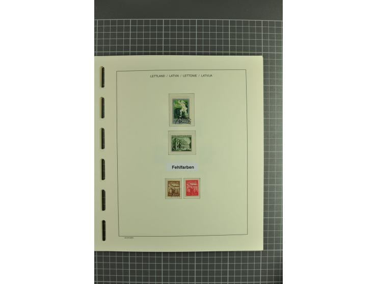 1918/2004, unmounted mint and unsed Collection of the imperforated issues, also some booklets, from 1991 mostly unmounted min