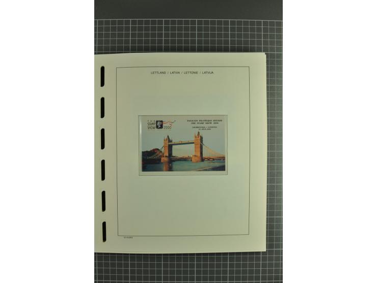 1918/2004, unmounted mint and unsed Collection of the imperforated issues, also some booklets, from 1991 mostly unmounted min