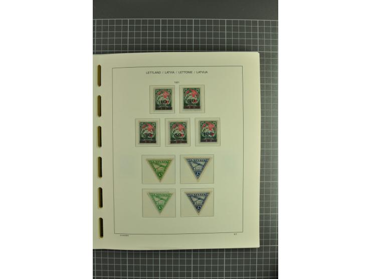 1918/2004, unmounted mint and unsed Collection of the imperforated issues, also some booklets, from 1991 mostly unmounted min