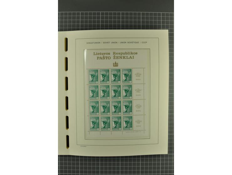 1918/2004, unmounted mint, unused and used collection with many better items including Mi.-Nr. 151-53, 215, 222Y, 404, 429-31