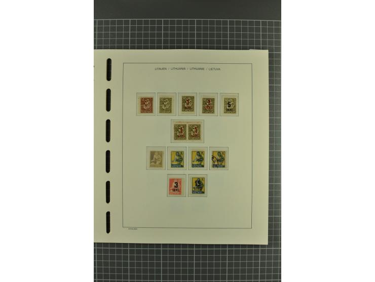 1918/2004, unmounted mint, unused and used collection with many better items including Mi.-Nr. 151-53, 215, 222Y, 404, 429-31
