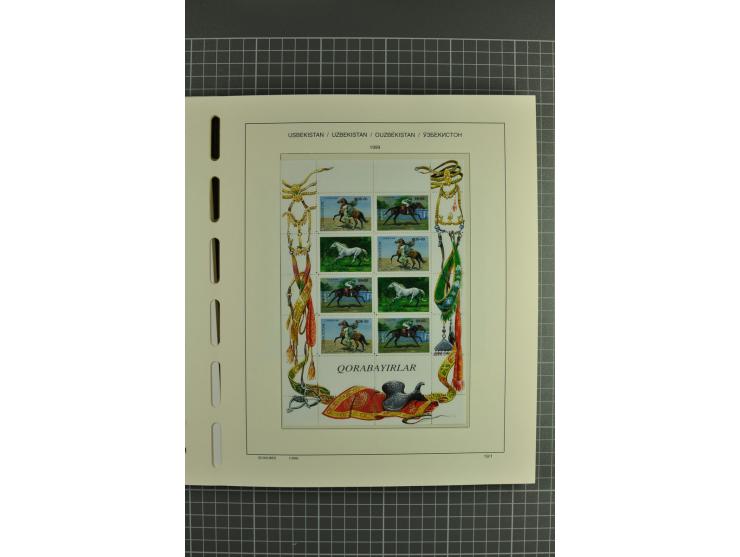 1992/2004, unmounted mint collection with souvenir sheets, strips and tabs etc.
