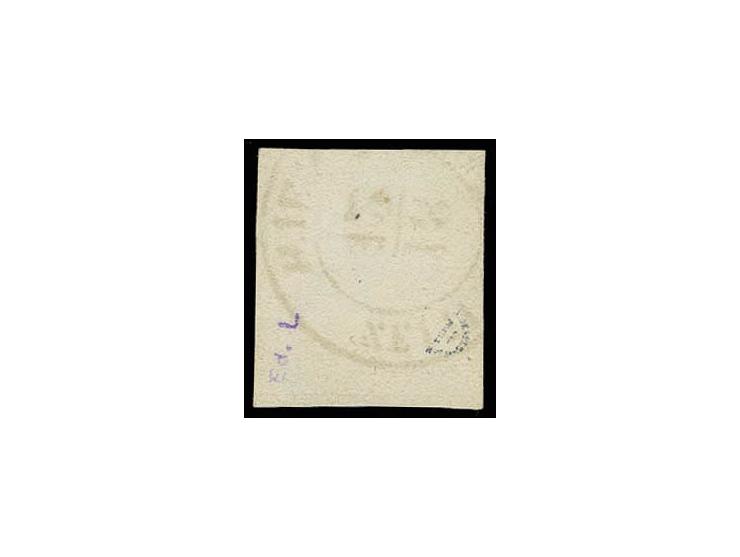 Rosa Merkur 30 Kr., links und rechts etwas eng geschnitten, sonst voll- bis breitrandig und farbfrisch mit DKr. "ZEITUN... 18