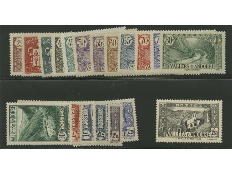 1937, 25 c.-2,50 fr., neuf sans charnière, tb (Mi.550,-)