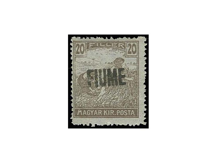 1918, 20 f. brown with handstamp, mint never hinged, very fine and scarce, signed Raybaudi with certificate (Sassone Nr. 1)