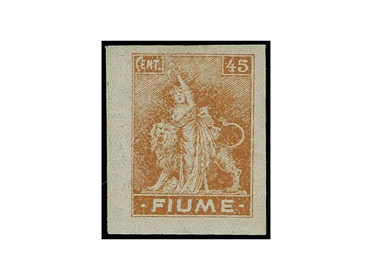 Garibaldi monument 45 c., imperforated, mint never hinged, very fine, signed Raybaudi with certificate (Sassone Nr. A41aa)