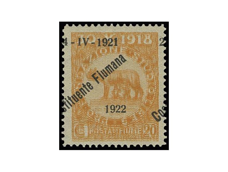 1922, Opening of the Legislative Assembly 20 c. with double print of the basic stamp, mint never hinged, fine, signed Raybaud