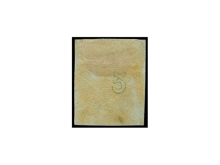 1868, printed from cleaned plates: 5 l. grey-green, good to large margins and fresh colour, unused with large part o.g., smal